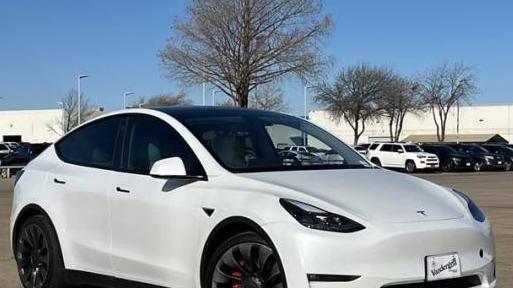 TESLA MODEL Y 2021 5YJYGDEFXMF245110 image